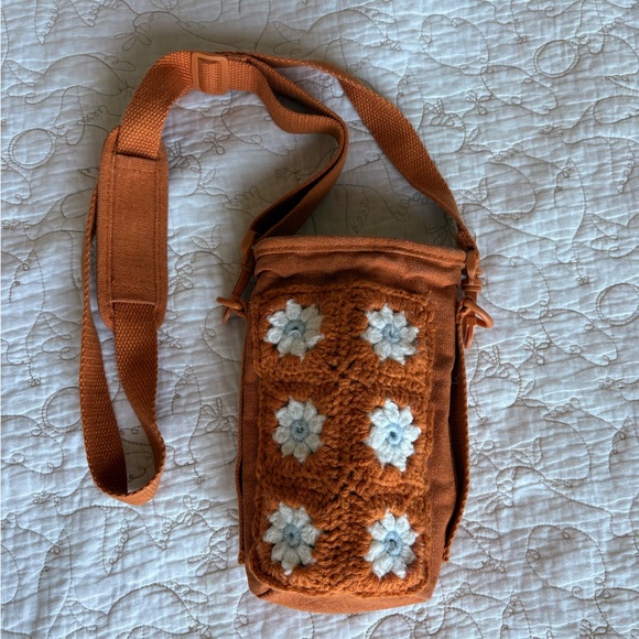 wild fable Handbags - Crochet Crossbody Bag Wild Fable—Rust Orange